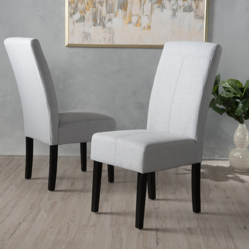 Chaise pertica KD, Velours gris clair