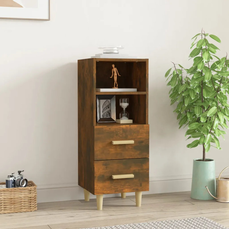 Karesse 34.5 cm W Sideboard, Smoked Oak