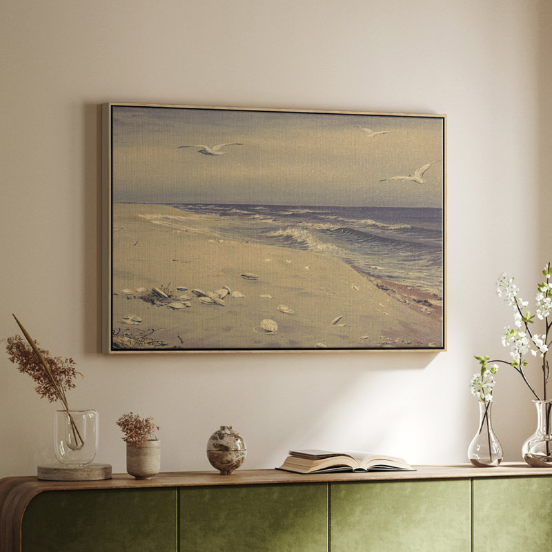 "Vintage Nautical -CCIV" sur toile, H 17 po x l 25 po