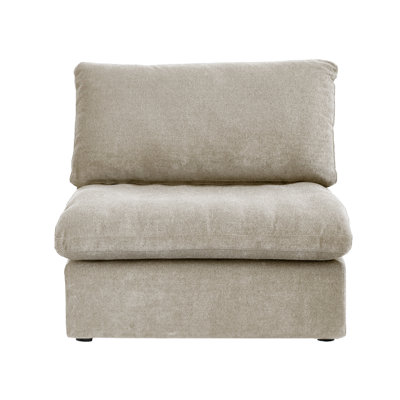 Chaise à housse en mélange de lin
