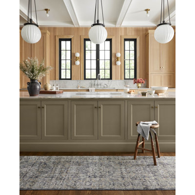 Tapis minuit / tabac Jean Stoffer x Loloi Katherine