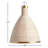 Maskia 1 - Light Beige/Gold Bell Pendant