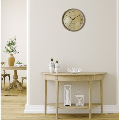 Lascelles Wooden Effect Wall Clock - 30cm