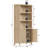 Marliee Boho 5 -Tier Bookcase With 2 Doors And Adjustable Shelves-102716423