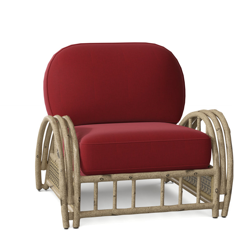 Chaise de patio avec coussins River Run, Denver Scarlett Sunbrella®