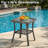 Arlene All-Weather Wicker Outdoor Patio Conversation Set Seating Group With Swivel Chairs-1869594