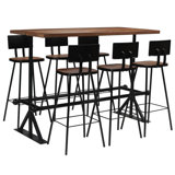 Palos Dining Set with 6 Chairs