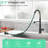 Kitchen Sink Faucet Pull Down Black, Modern Single Handle Cleanse Faucet, Black With