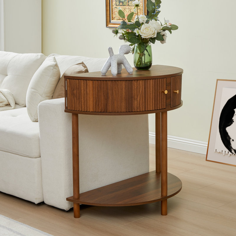 31.5'' Storage Console Table, Walnut