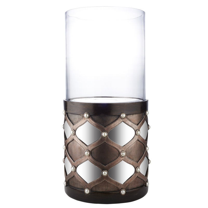 Ouragan en verre Wendover, H 22 po x l 11,5 po x P 11,5 po