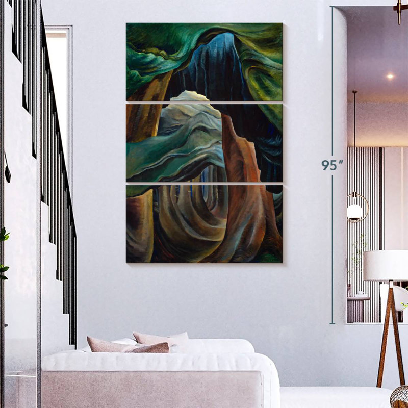 Alvord Forest In British Columbia, 74" H x 48" W