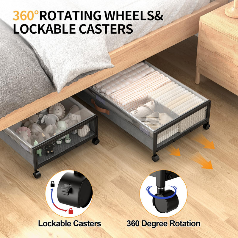 Rebrilliant Underbed Storage, Grey