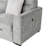 Emiliano Nickel Sectional with 3 Pillows