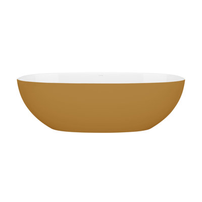 Barcelona 70.875" x 34.125" Freestanding Soaking Bathtub