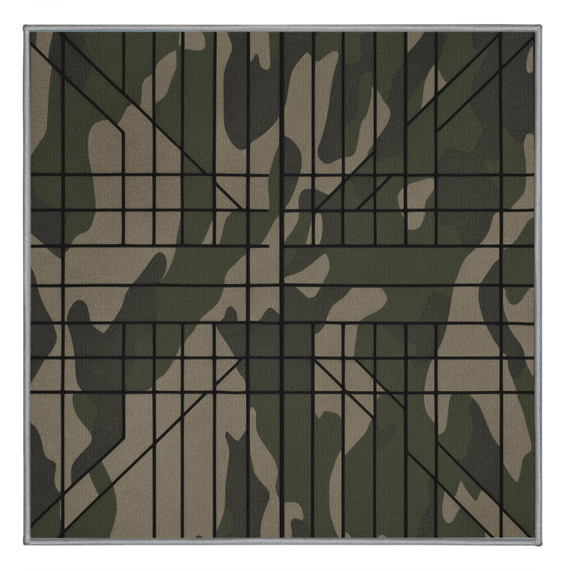 Terrain Mapper Rug, Square 5'