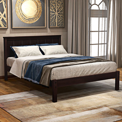 Base de lit plateforme avec tête de lit Beckville