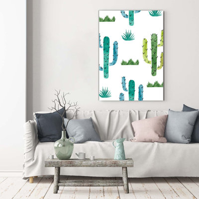 Cacti - Wrapped Canvas Print