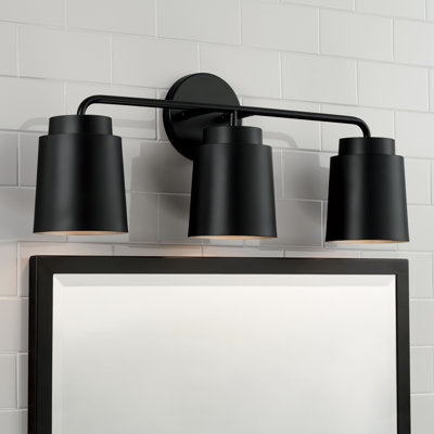 Éclairage pour salle de bain 3 lumières Pratt