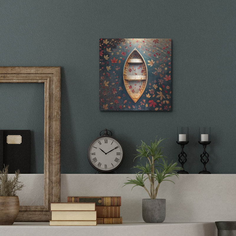  «Free Floating» par Rey Klimt, art mural en métal, H 12 po x l 12 po