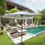 Parasol d'extérieur en métal pour patio-556866298