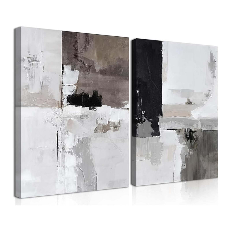 2 Piece Wrapped Canvas Wall Art