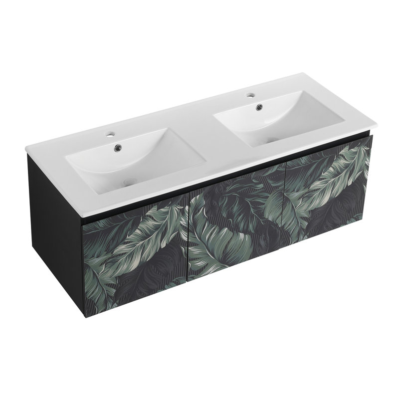 Meuble-lavabo flottant mural