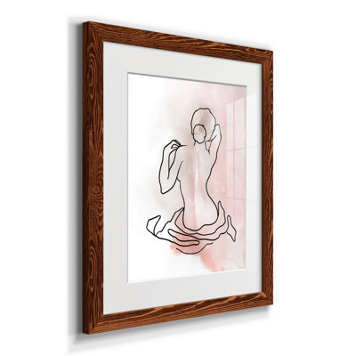 Illustration de figure II - Reproduction d'art sur papier encadrée