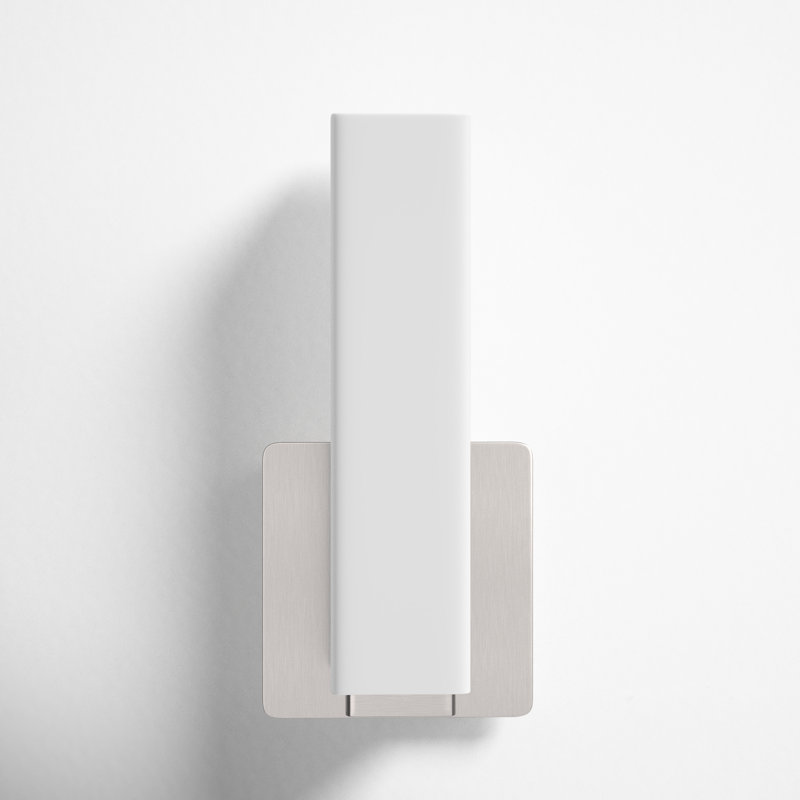 Erby Dimmable LED Wall Sconce, Brushed Nickel, 3000K, 11" H x 5" W x 3" D