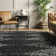 Martines Moroccan Shag Tasseled Performance Black/Gray Rug