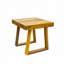 Méridienne d'extérieur en bois d'acacia avec repose-pieds-450549243