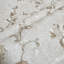 Perle, beige, poisson doré, écailles de poisson, plâtre, papier peint à branches florales