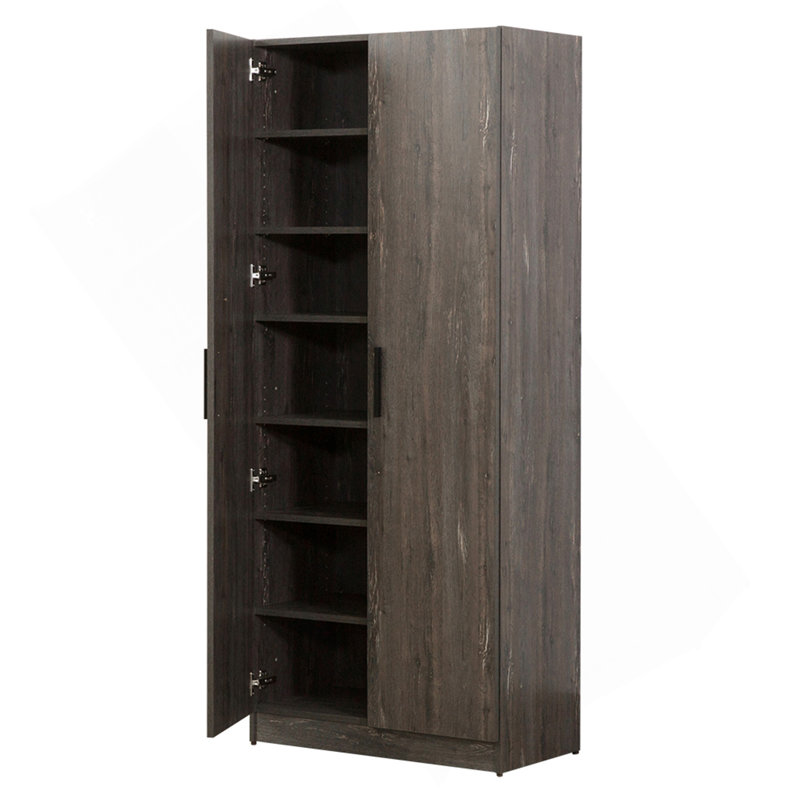 Armoire à chaussures Mia Farmhouse, Gris