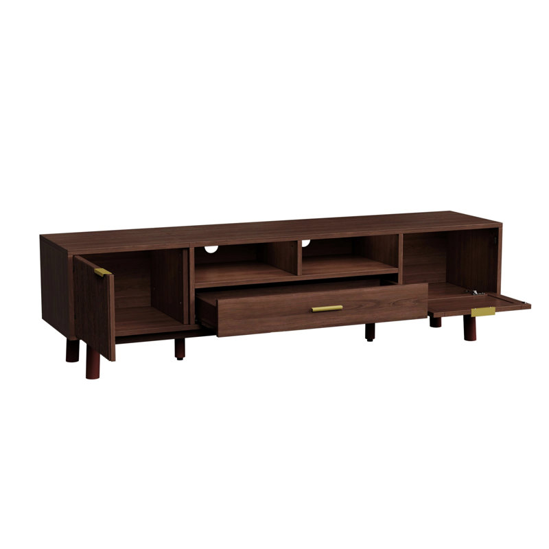 TV Stand For 75" Tvs, TV Cabinet With Soft-Closing Door, Modern TV Consoles For Living Room