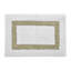 Ensemble de tapis pour salle de bain 2 pièces 100% coton 2370 g / m² Broshouse, tapis de salle de bain touffeté ultra moelleux, super absorbant certifié OEKO-TEX®, réversible, lavable à la machine, confort semblable au spa, blanc / sauge-1961748649-1922298097