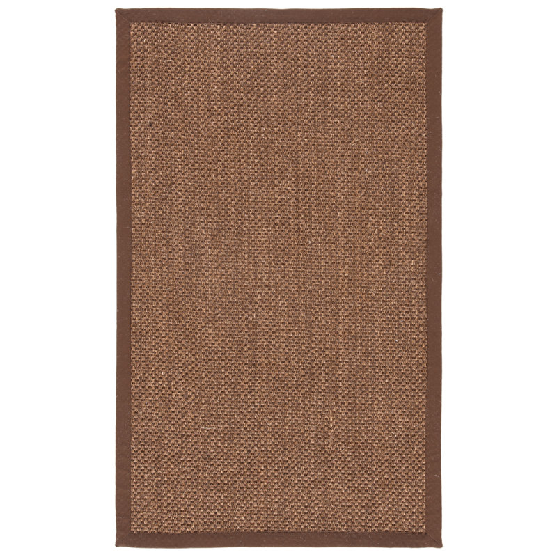 Tapis brun en jute / sisal, Rectangle de 5 pi x 8 pi