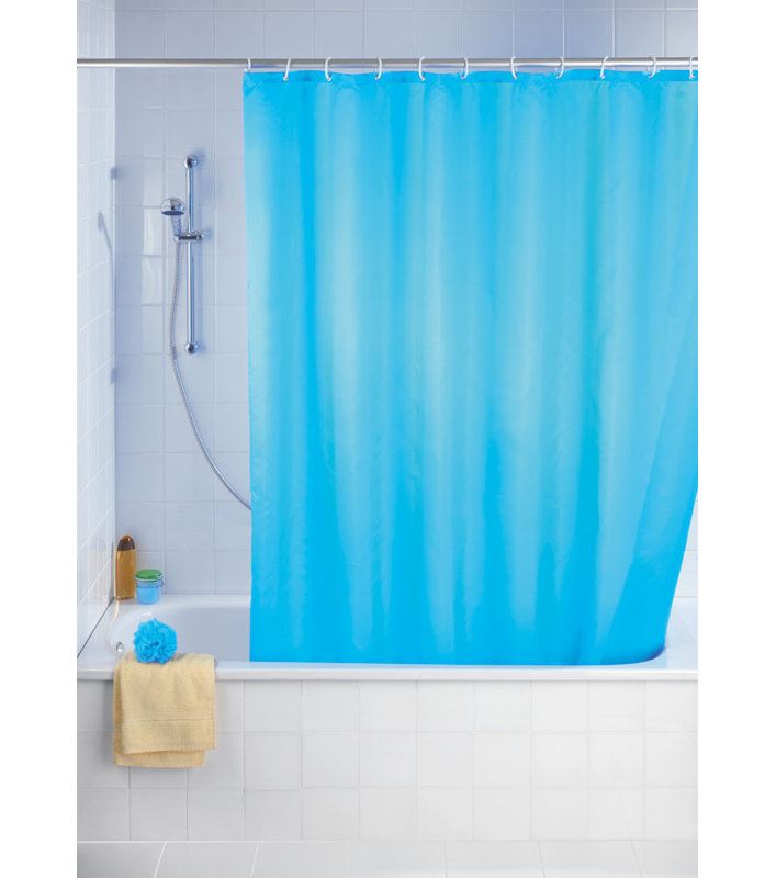 Adalgis Shower Curtain, Light Blue