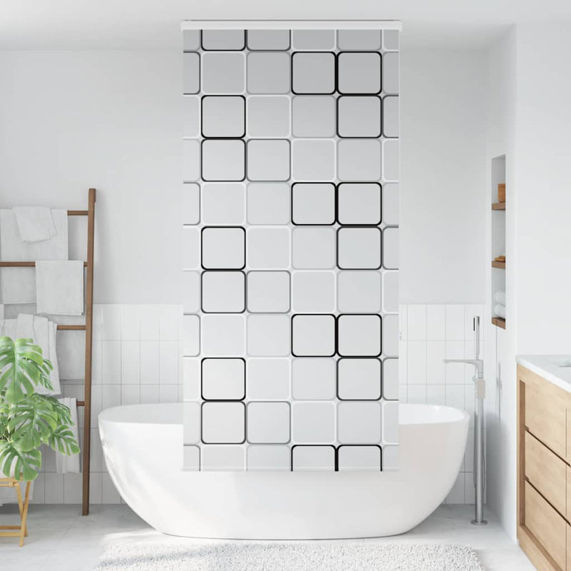 17 Stories Shower Roller Blind With Cassette 150X240 Cm Fabric Width 146 Cm, 100cmW x 240cmL