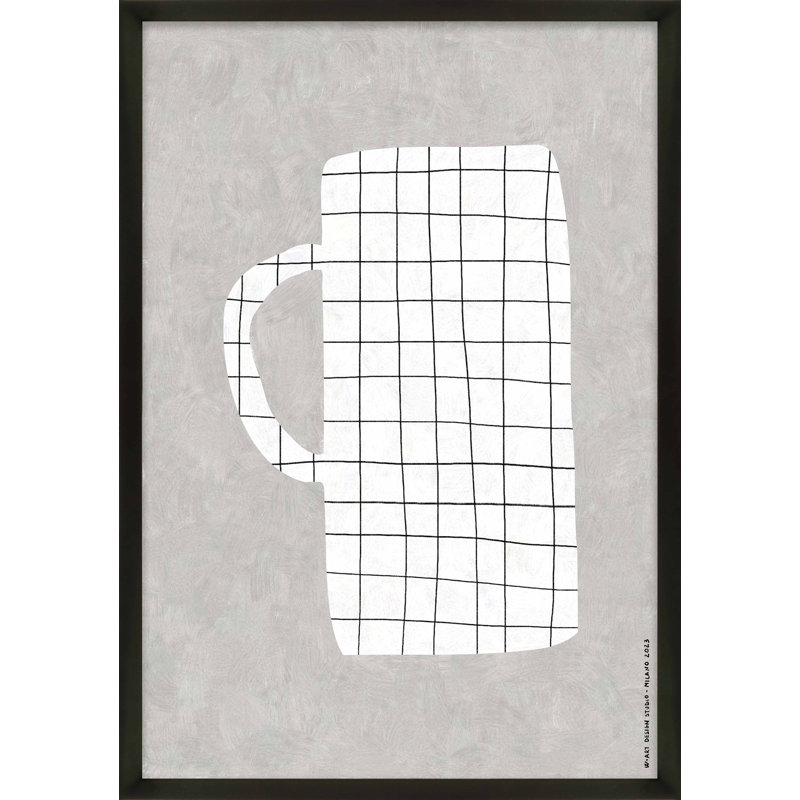 Cup 1 Print by Romina Gadler, Black Paper Framed, 20" H x 14" W
