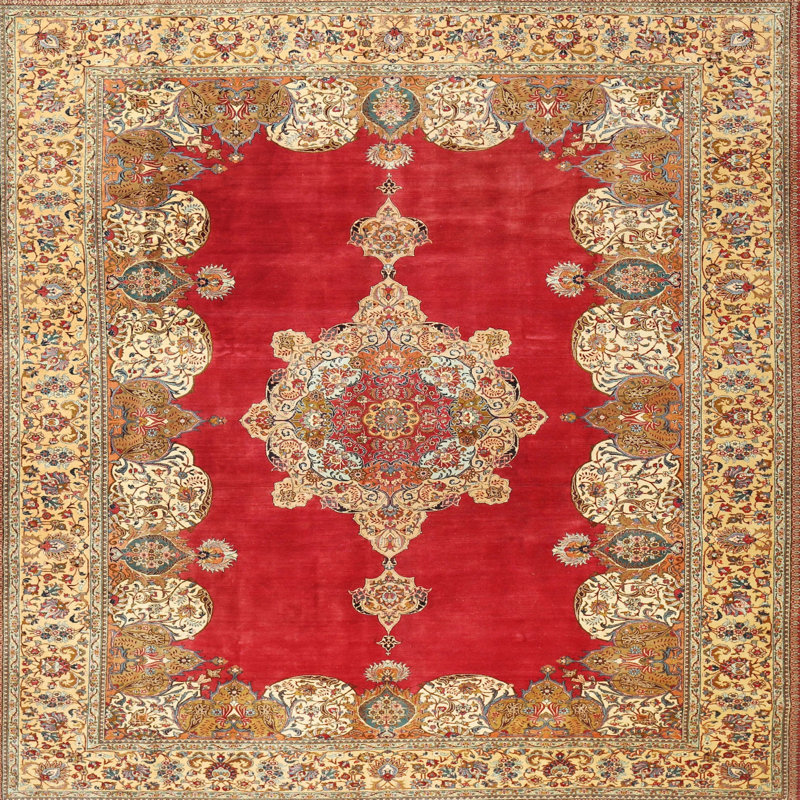 Niam Oriental Indoor Rug, Round 7'