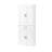 Tall White Bathroom Cabinet With Various Storage Compartments Doors And Drawer - Charming Design