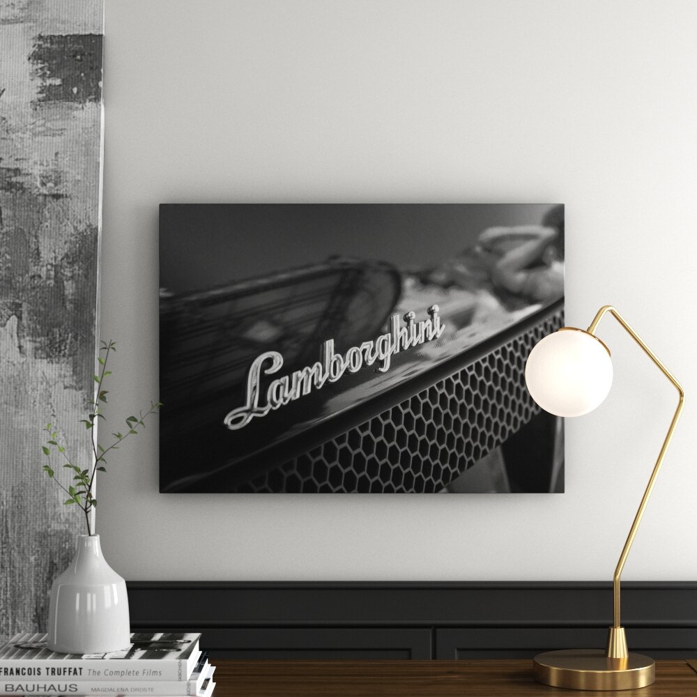 Leinwandbild „Lamborghini-Emblem“, Fotodruck