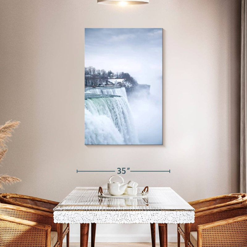 Alvord, Chutes du Niagara, hiver, H 45 po x l 30 po