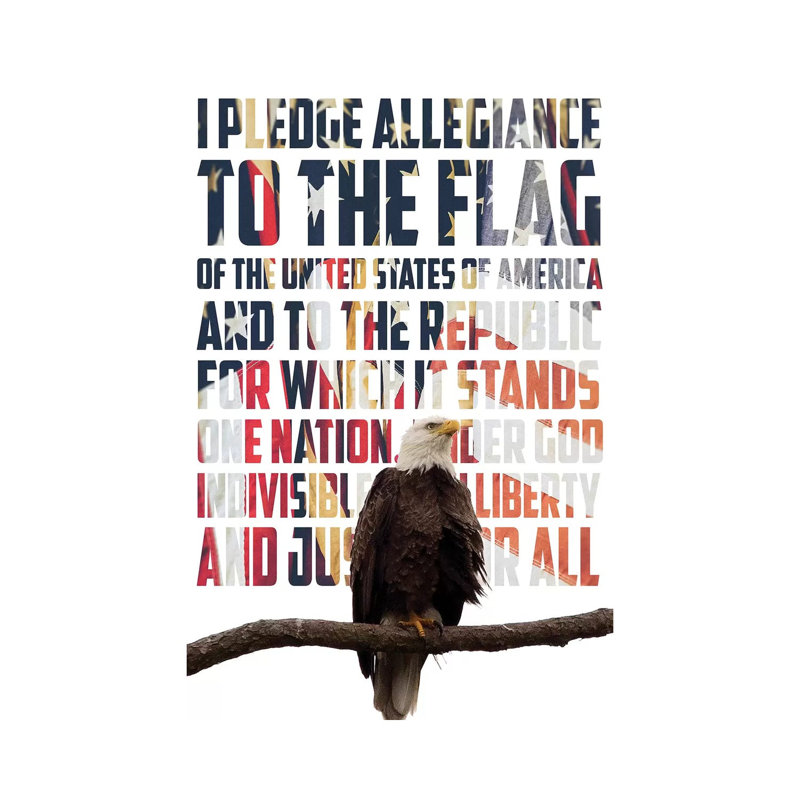 Pledge Allegiance by Kathy Mansfield - Wrapped Canvas Gallery-Wrapped Canvas Giclée, 66.04 cm H x 45.72 cm W