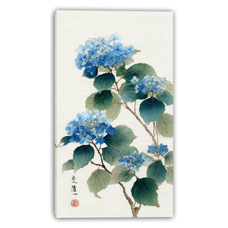 «Painterly Petal Study», art mural sur toile, L 27,5 po x H 50 po x P 1,5 po