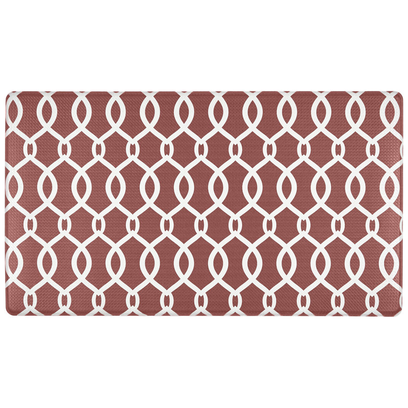 Tapis anti-fatigue Kochi Cozy Living, Rouge, Rectangle 1 pi 8 po x 3 pi