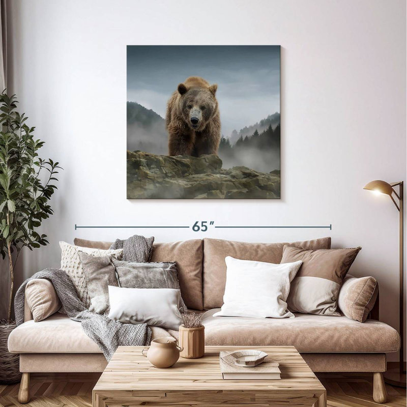 Brampt Over The Mountain, 39" H x 39" W