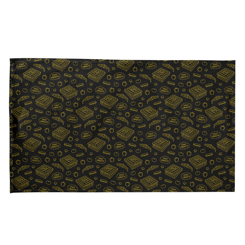 Mcguinness Tea Towel Kitchen Towel, Cotton Twill, Yellow