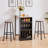 Khadijah Counter Stool with Metal Frame-106066464-103063605