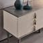 Armoire décorative italienne de luxe gris clair italien