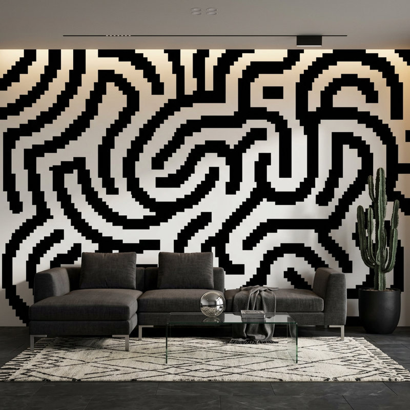 Papier peint blanc sur fond blanc, Texturé non collé, 100 po x 96 po